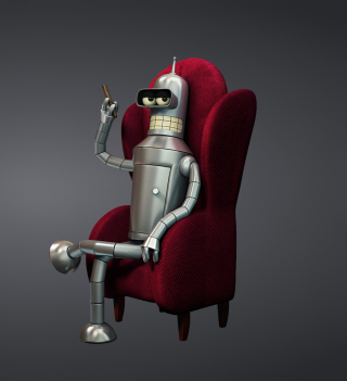3D Bender Futurama - Obrázkek zdarma pro 2048x2048