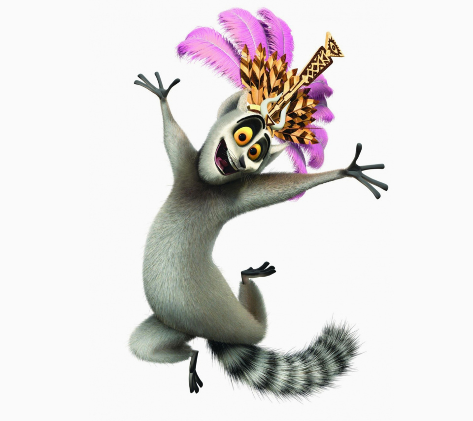 Fondo de pantalla Lemur King From Madagascar 960x854