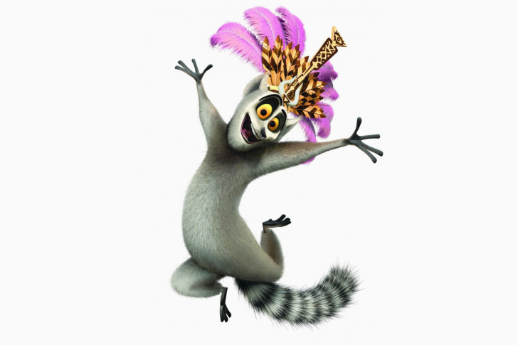 Screenshot №1 pro téma Lemur King From Madagascar