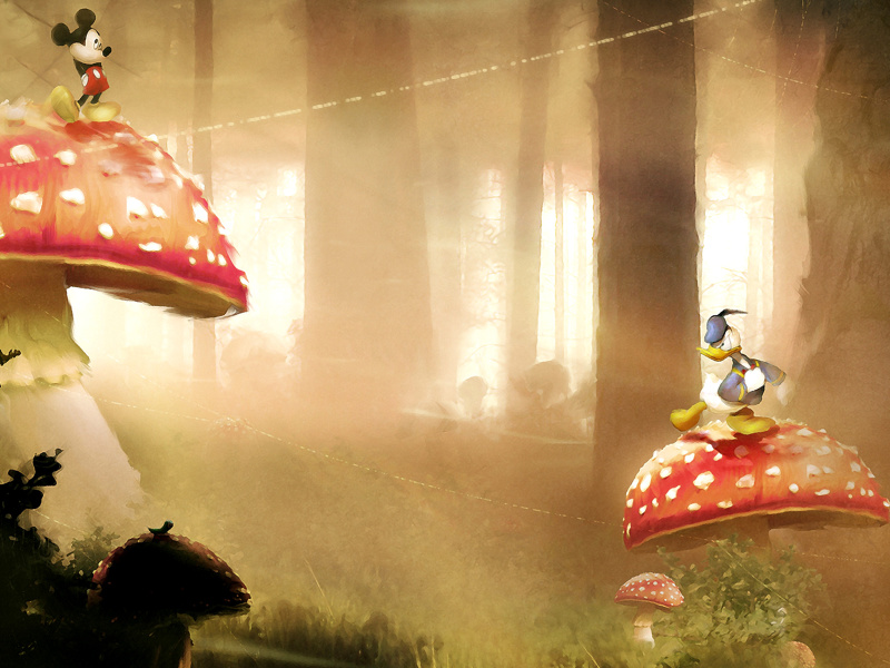 Mickey Mouse and Donald Duck wallpaper 800x600