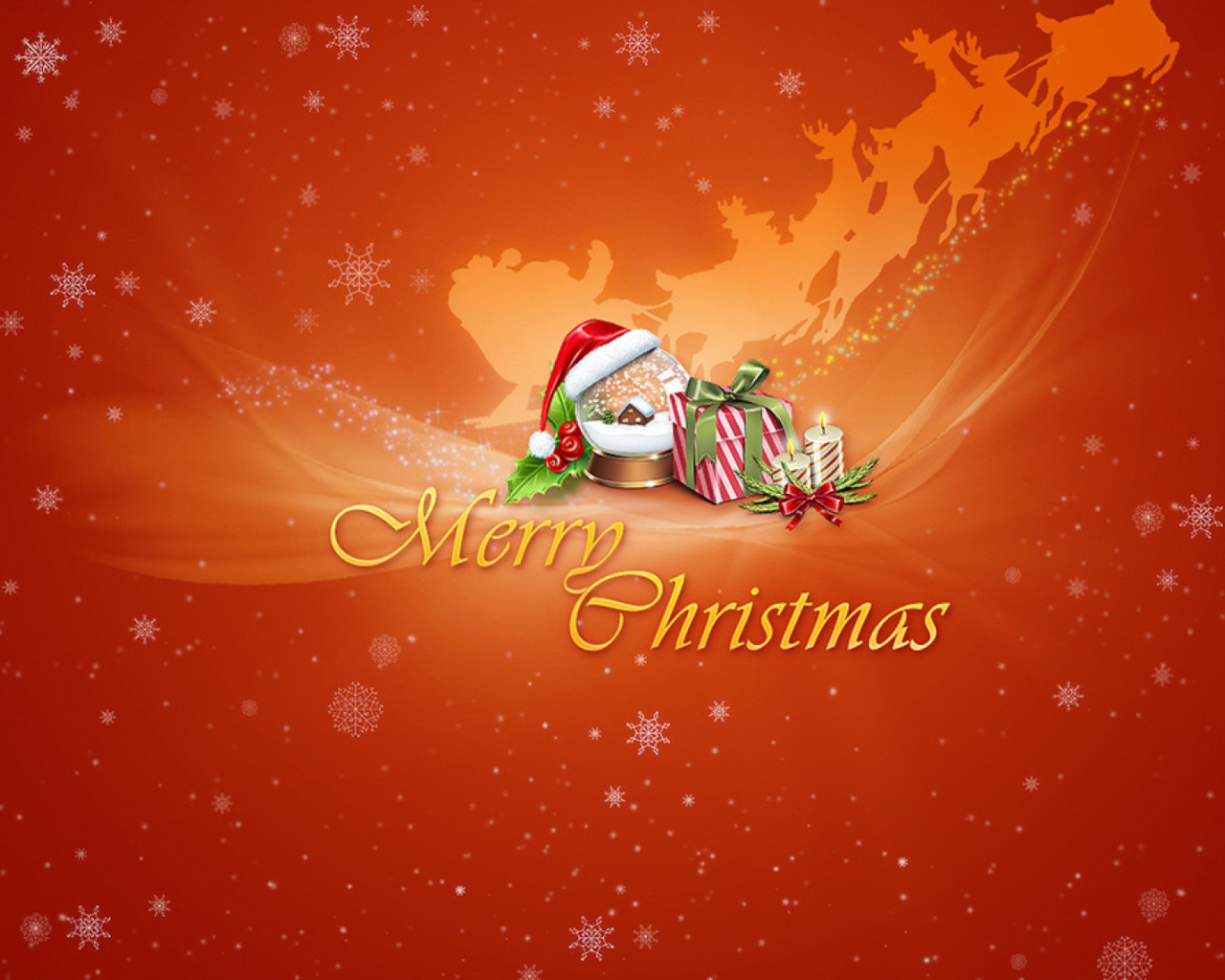 Screenshot №1 pro téma Merry Christmas 1280x1024