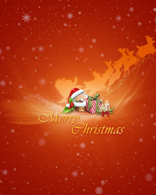 Kostenloses Merry Christmas Wallpaper für Nokia C2-00