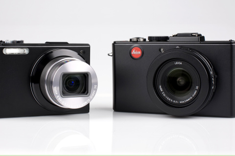 Leica D Lux 5 and Leica V LUX 1 wallpaper 480x320