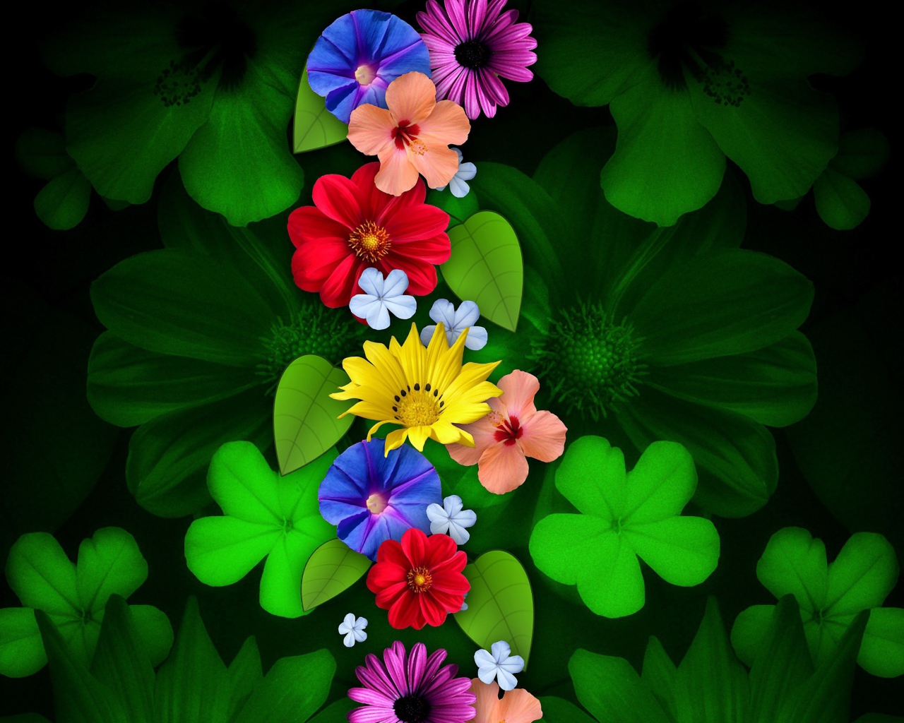 Fondo de pantalla Flowers 1280x1024