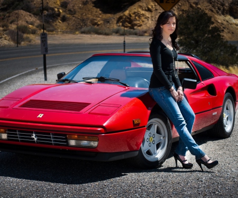 Screenshot №1 pro téma Ferrari Girl 480x400