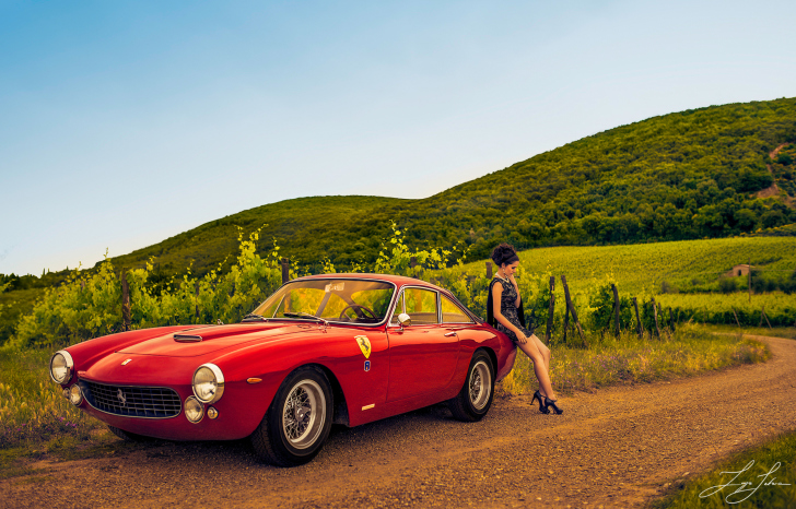 Ferrari 250 Girl wallpaper