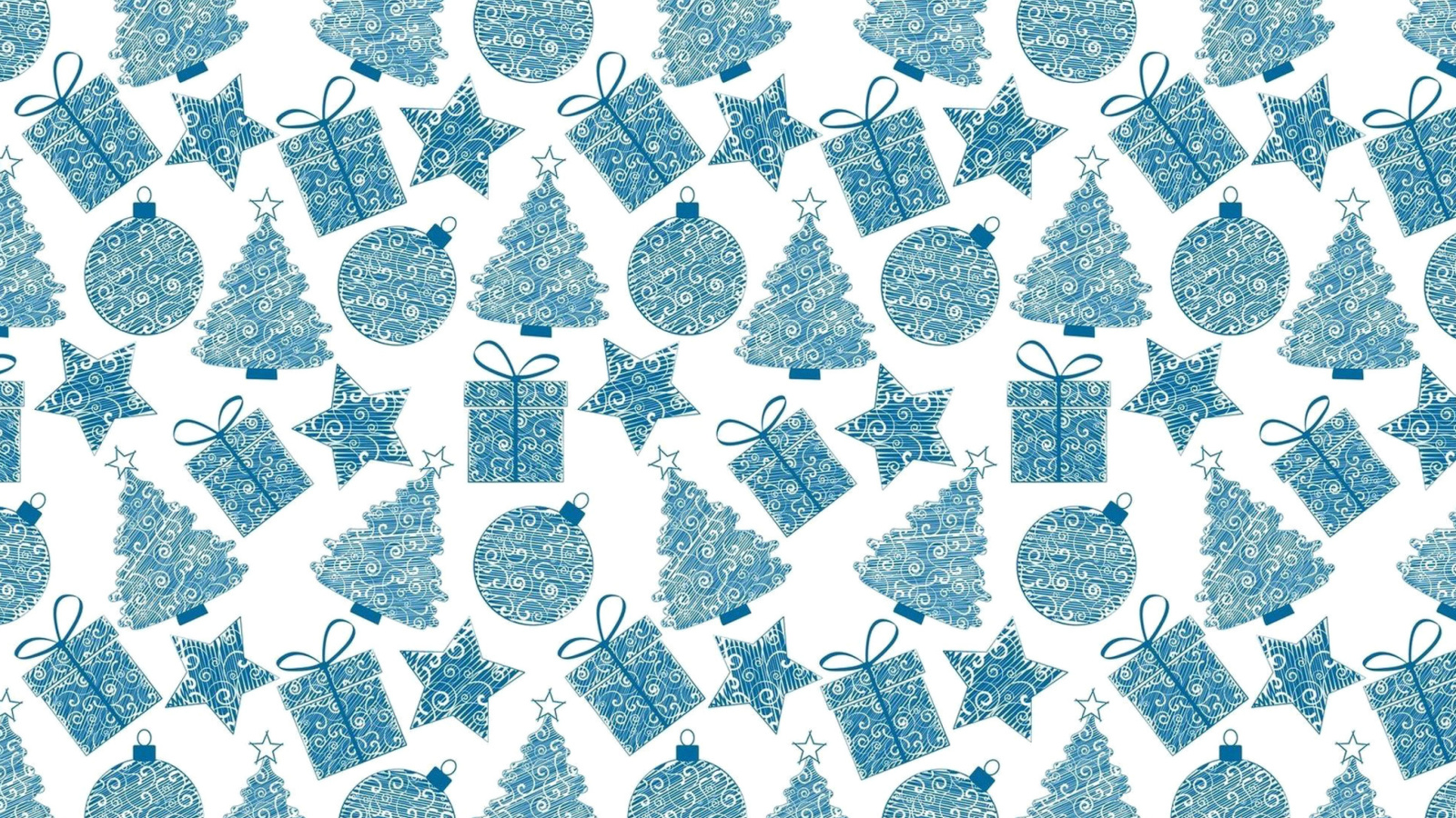 Christmas Blue Texture screenshot #1 1600x900