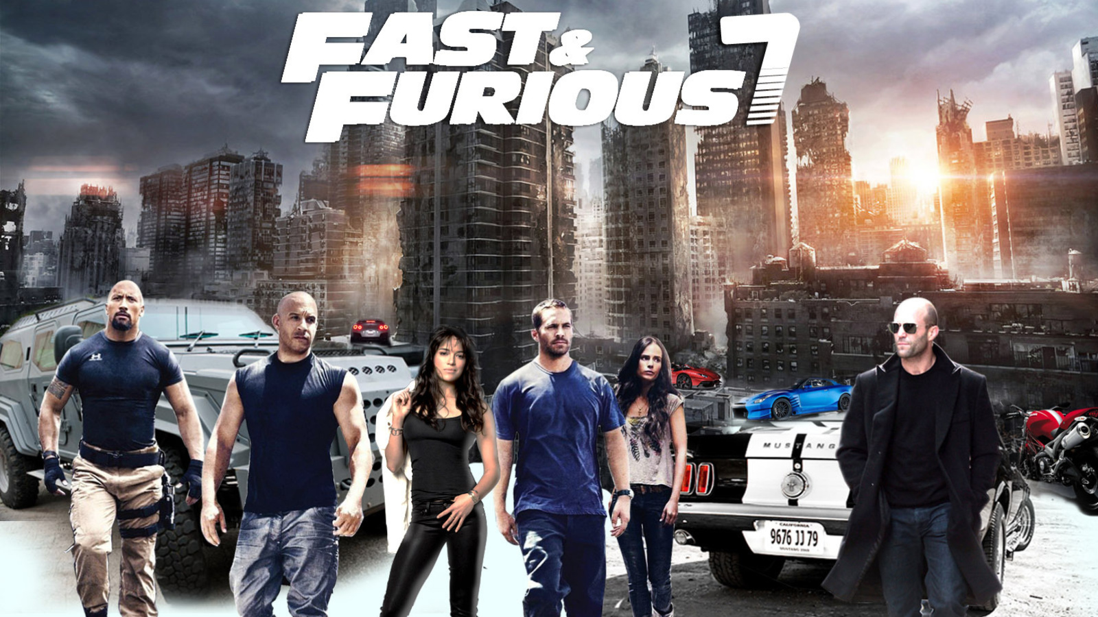 Sfondi Fast Furious 7 1600x900