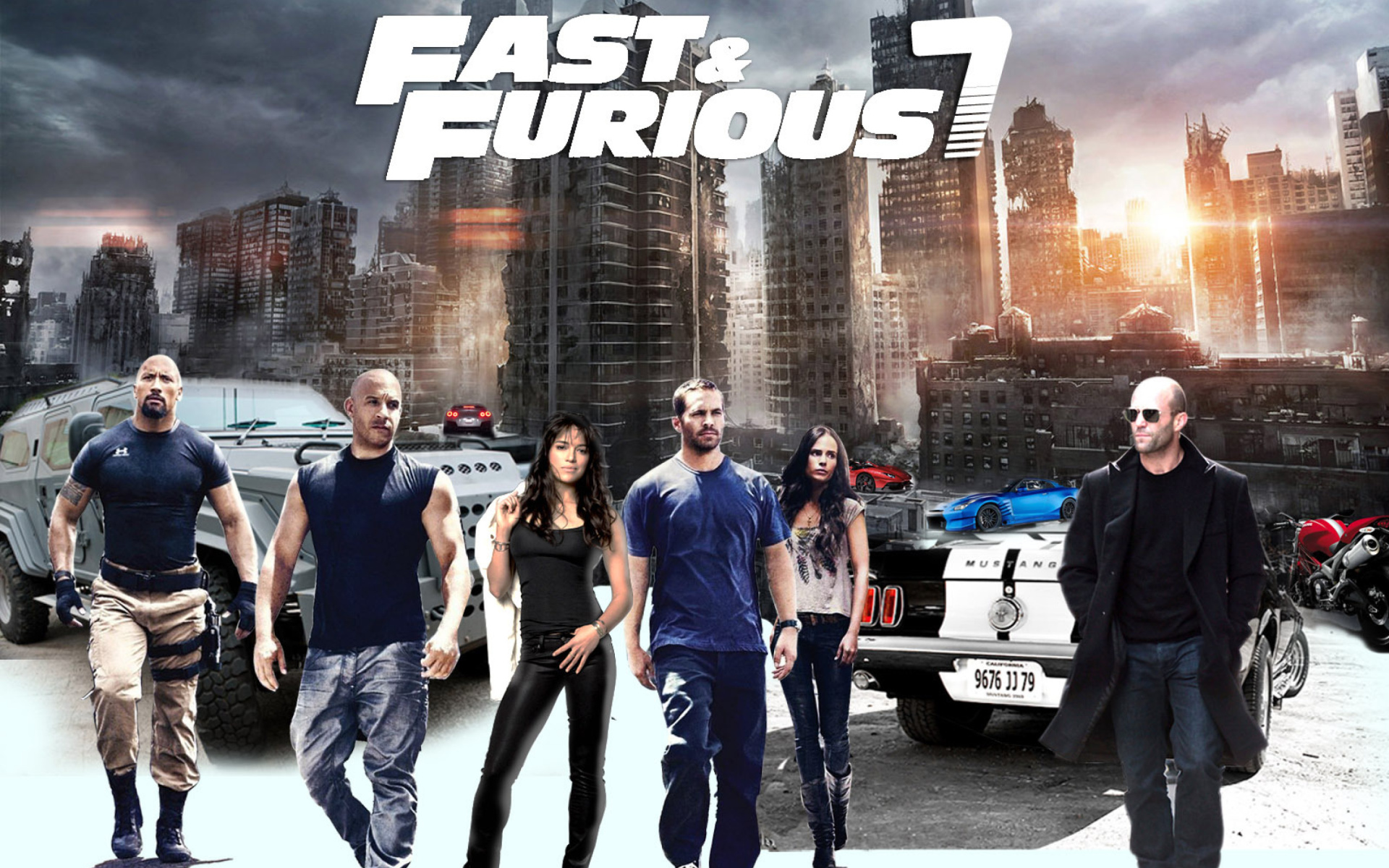 Fondo de pantalla Fast Furious 7 1920x1200