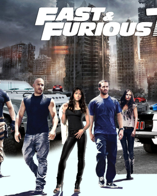 Fast Furious 7 - Obrázkek zdarma pro 128x160