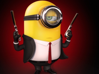 Screenshot №1 pro téma Minion Assasin 320x240