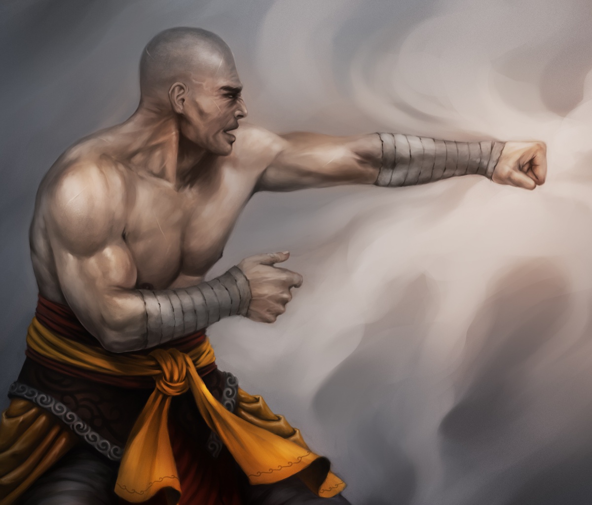 Sfondi Warrior Monk by Lucas Torquato de Resende 1200x1024