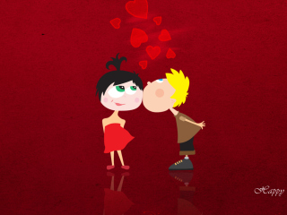 Screenshot №1 pro téma Valentines Day 320x240