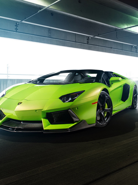 Screenshot №1 pro téma Lamborghini Aventador Lp-740 Vorsteiner 480x640