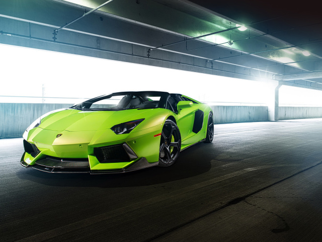 Screenshot №1 pro téma Lamborghini Aventador Lp-740 Vorsteiner 640x480