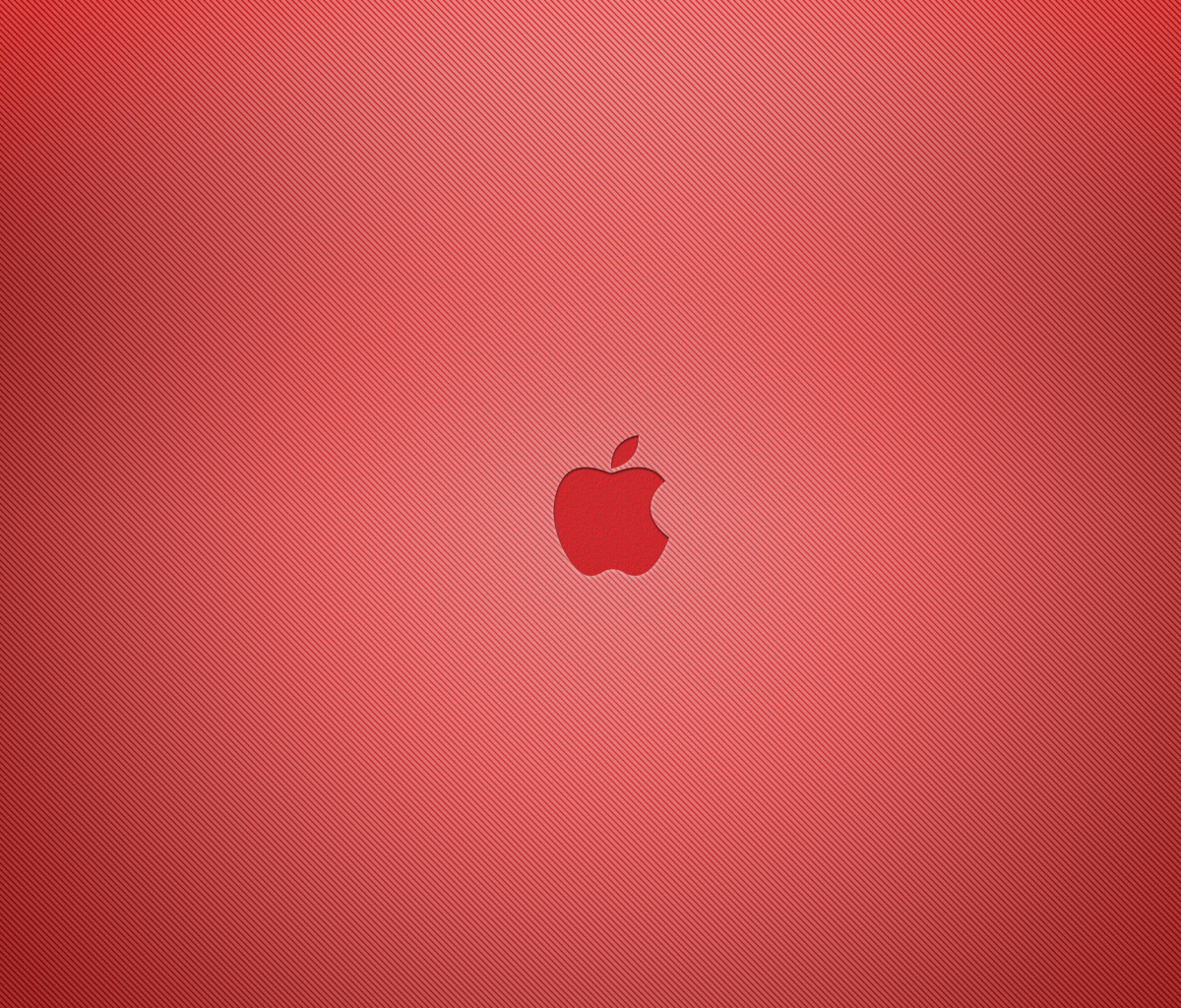 Screenshot №1 pro téma Red Apple Mac Logo 1200x1024