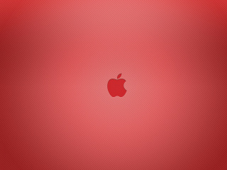 Screenshot №1 pro téma Red Apple Mac Logo 320x240