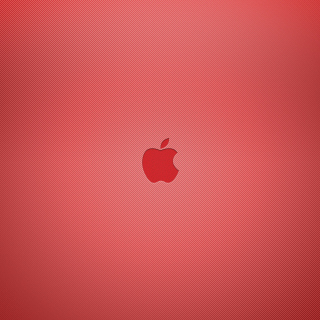 Red Apple Mac Logo - Obrázkek zdarma pro iPad