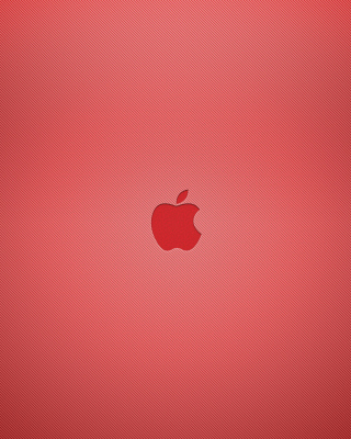 Red Apple Mac Logo - Obrázkek zdarma pro 132x176
