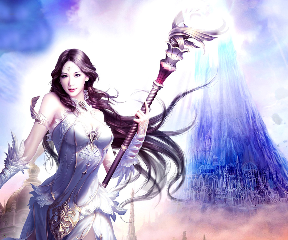 Angelina, League of Angels wallpaper 960x800