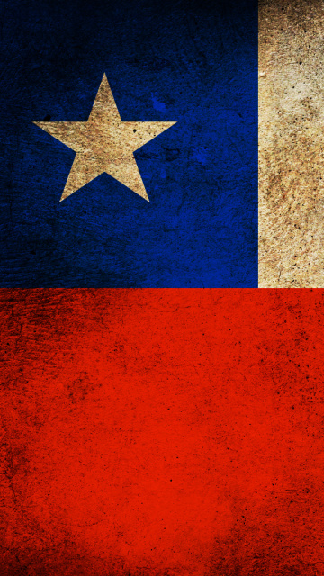 Fondo de pantalla Chile Flag 360x640