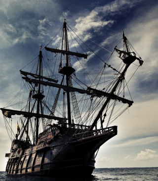 Black Pearl Pirates Of The Caribbean - Obrázkek zdarma pro Nokia C7