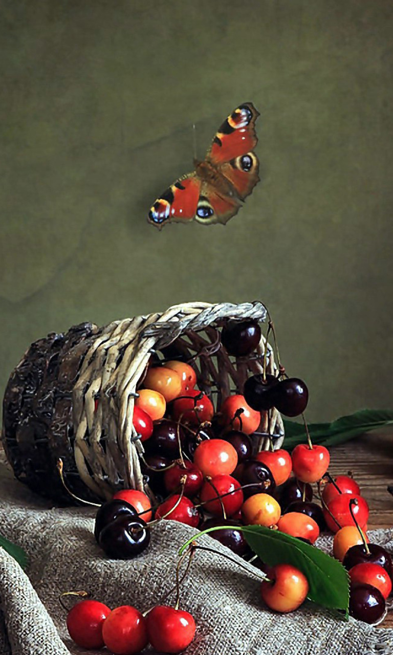 Sfondi Cherry wine 768x1280