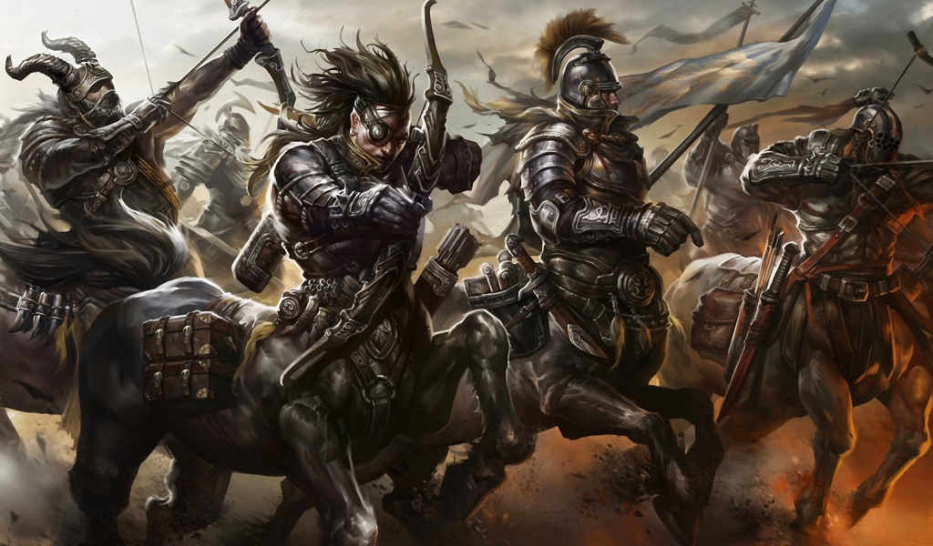 Screenshot №1 pro téma Centaur Warriors from Mythology 1024x600