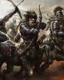 Das Centaur Warriors from Mythology Wallpaper 128x160