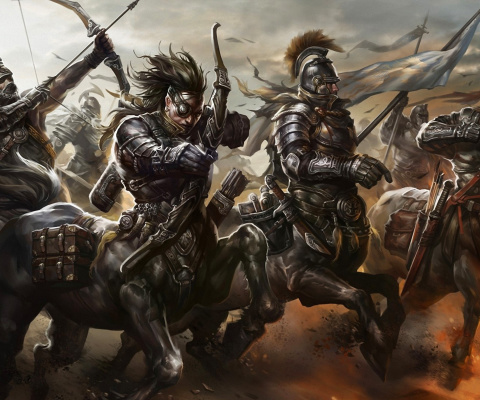 Screenshot №1 pro téma Centaur Warriors from Mythology 480x400