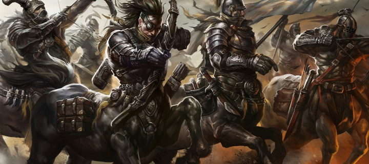 Screenshot №1 pro téma Centaur Warriors from Mythology 720x320