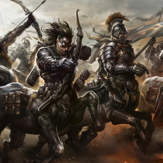 Centaur Warriors from Mythology sfondi gratuiti per 2048x2048