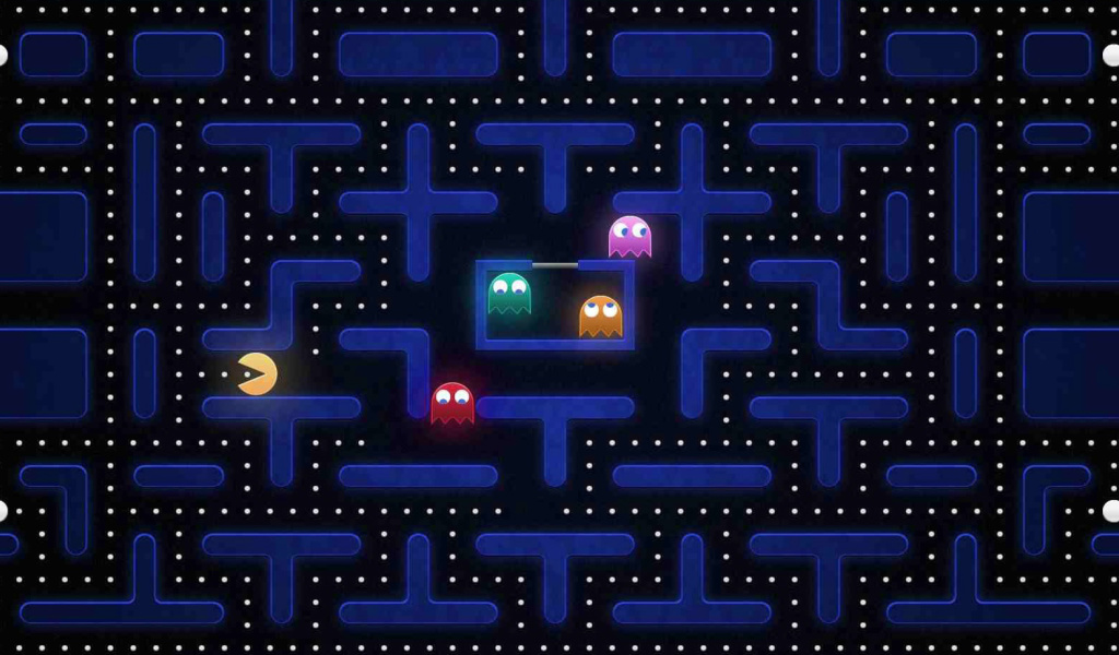 Screenshot №1 pro téma Pacman Best 90 Game 1024x600