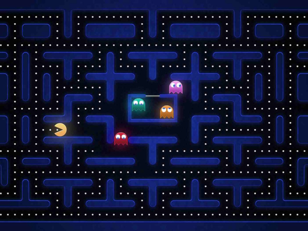 Das Pacman Best 90 Game Wallpaper 1024x768