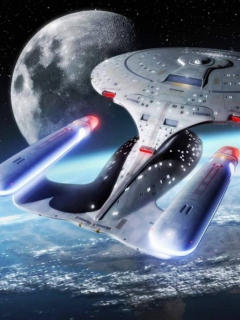 Fondo de pantalla Star Trek Enterprise 240x320