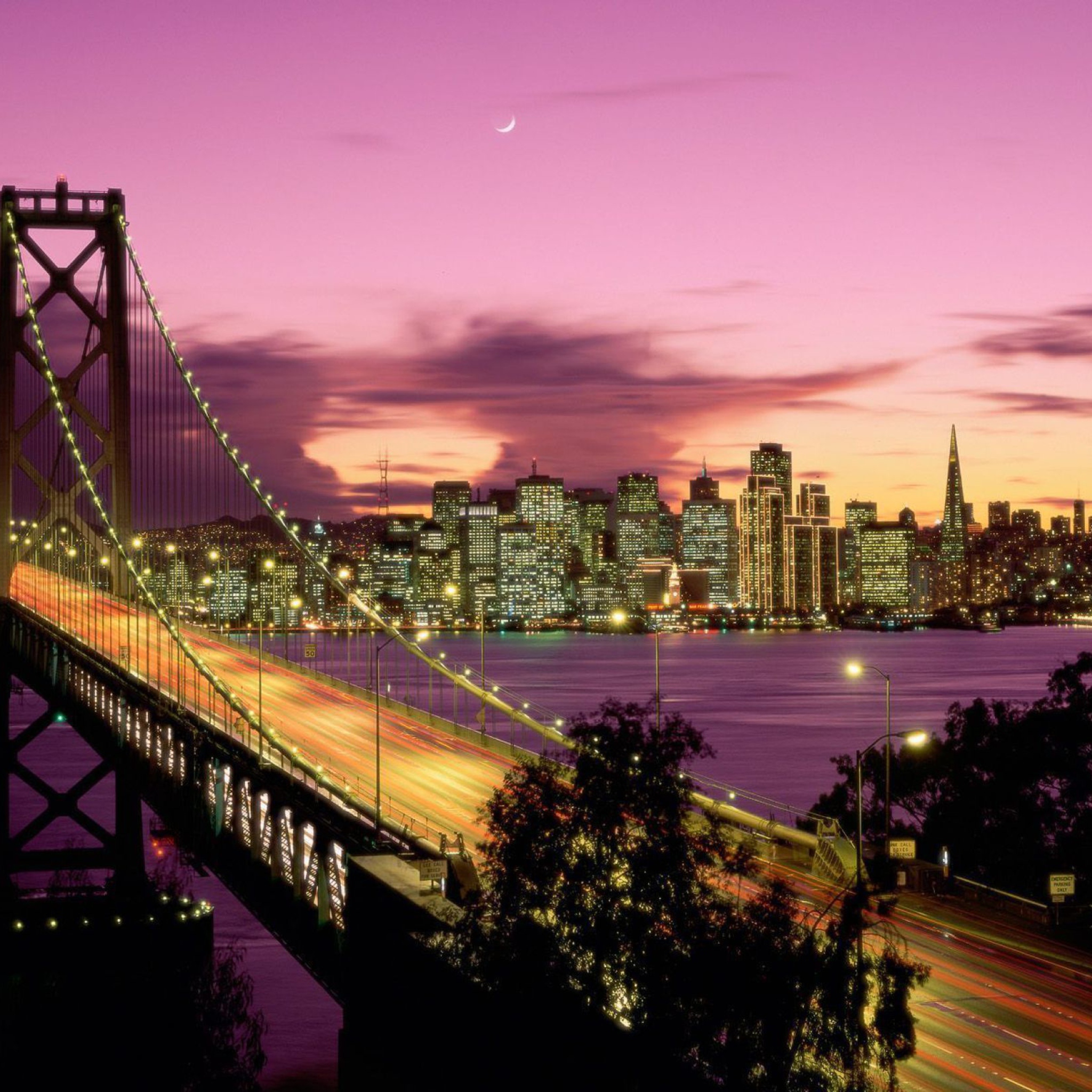 Screenshot №1 pro téma Bay Bridge - San Francisco California 2048x2048