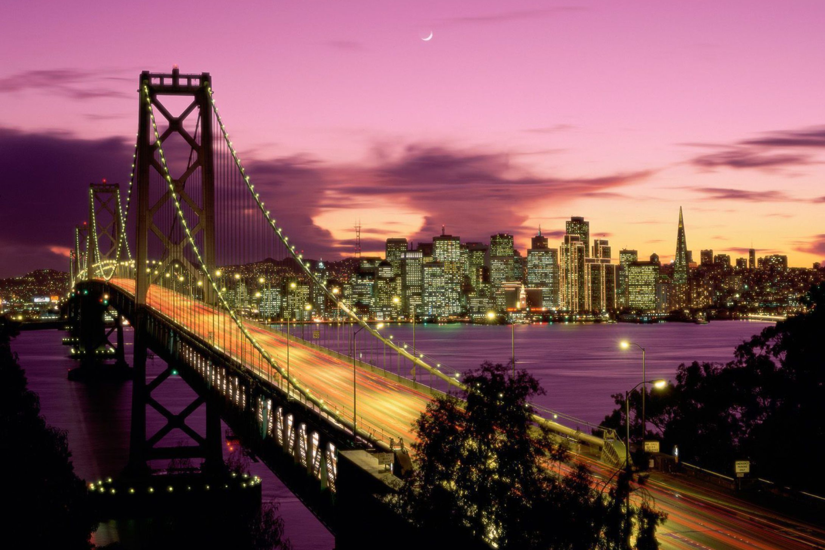 Sfondi Bay Bridge - San Francisco California 2880x1920