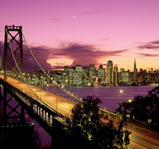 Bay Bridge - San Francisco California - Obrázkek zdarma pro 128x128