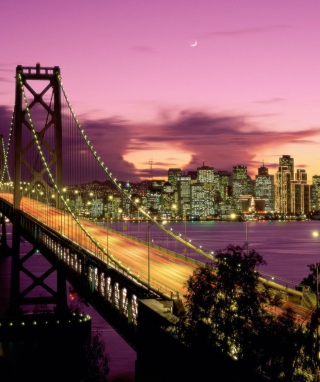 Bay Bridge - San Francisco California - Obrázkek zdarma pro 320x480