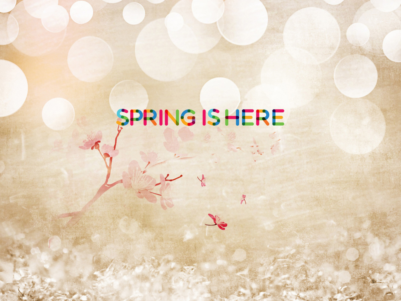 Das Spring Is Here Wallpaper 1280x960