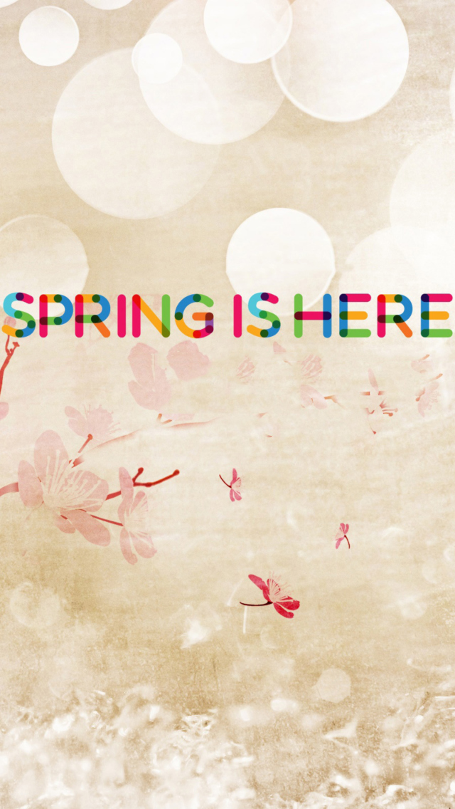 Fondo de pantalla Spring Is Here 640x1136