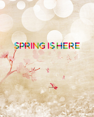 Kostenloses Spring Is Here Wallpaper für 128x160