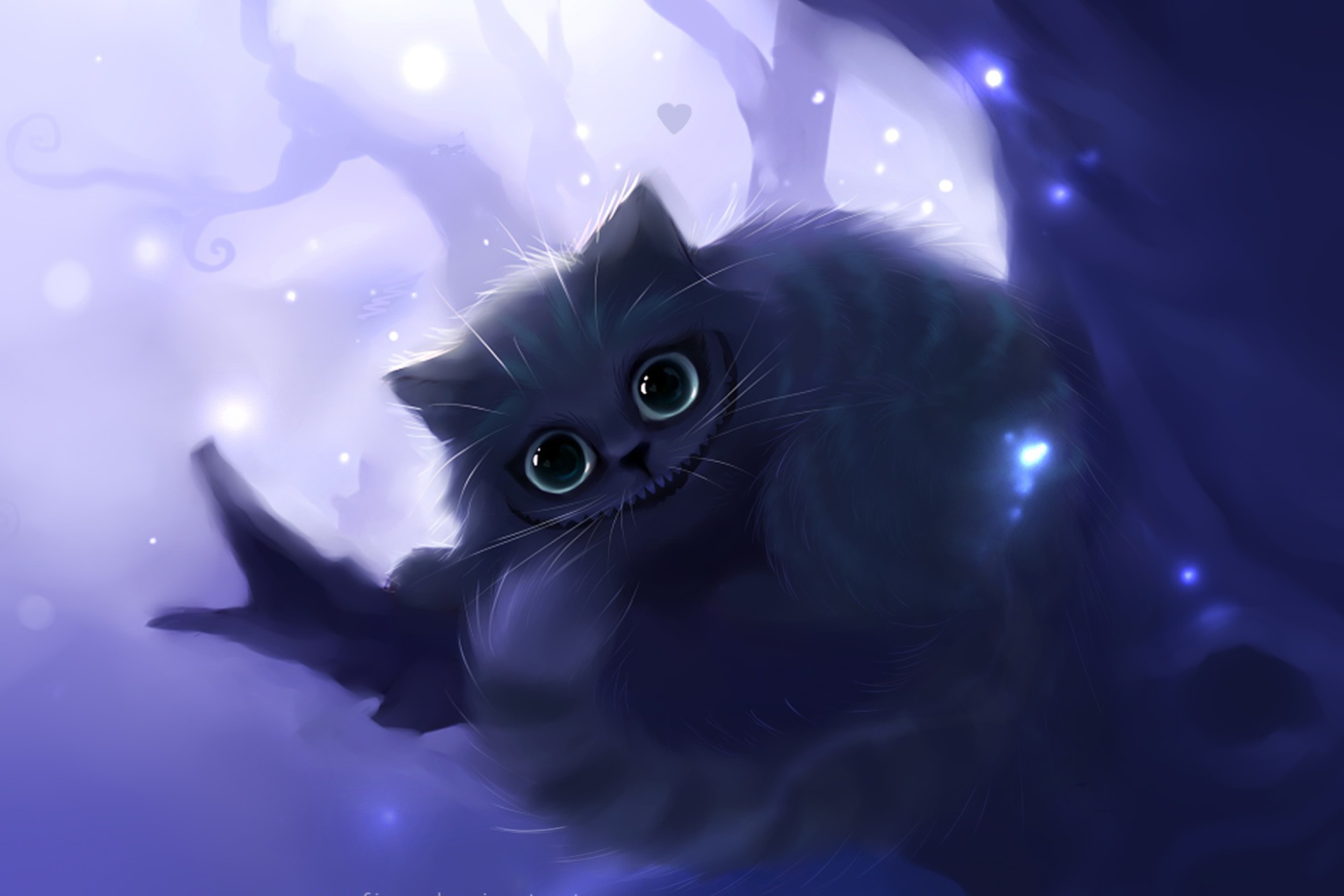 Screenshot №1 pro téma Cheshire Cat Smile 2880x1920