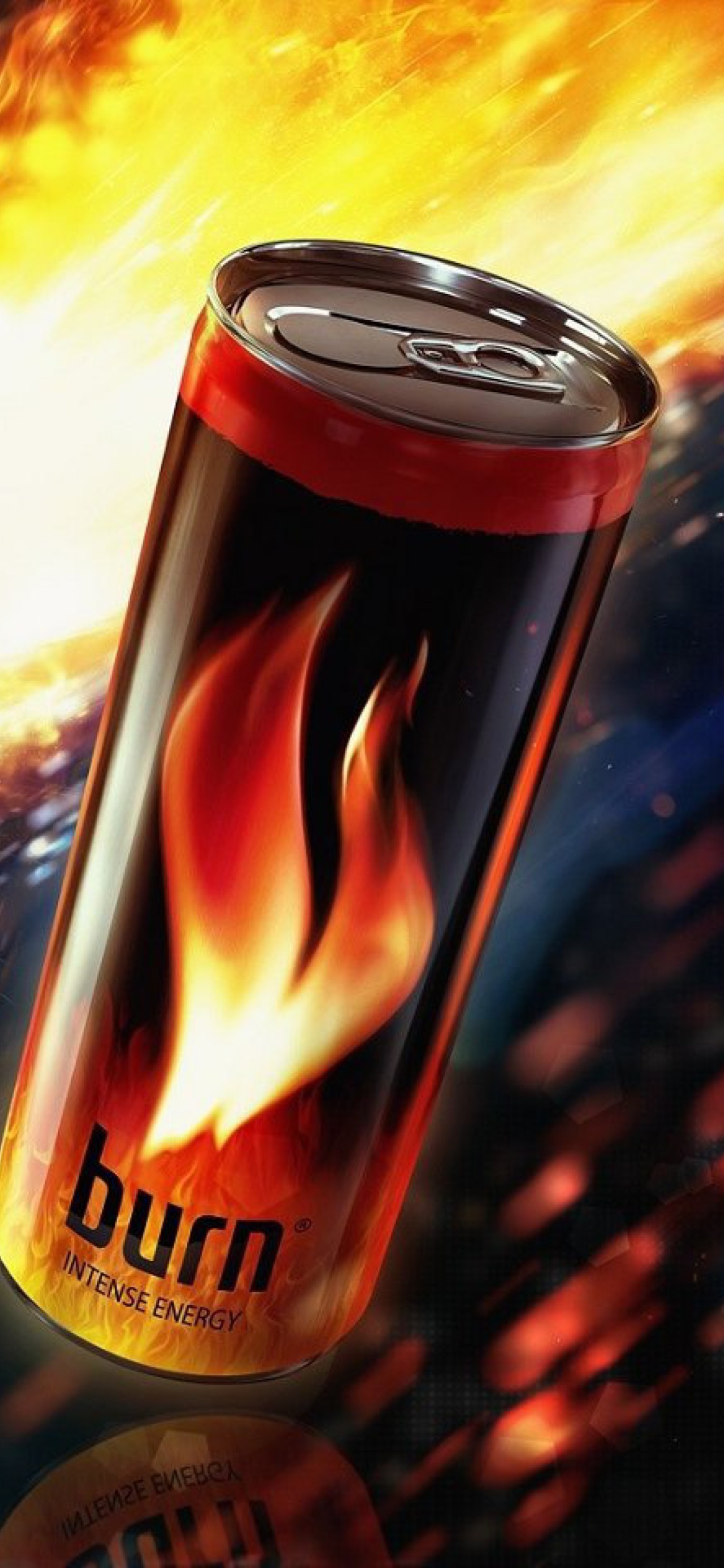 Das Burn energy drink Wallpaper 1170x2532