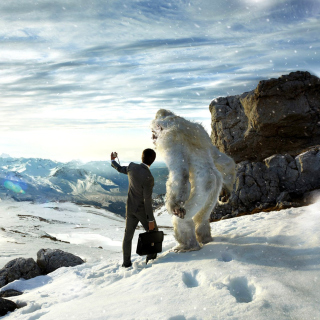 Selfie with Yeti - Fondos de pantalla gratis para iPad 2