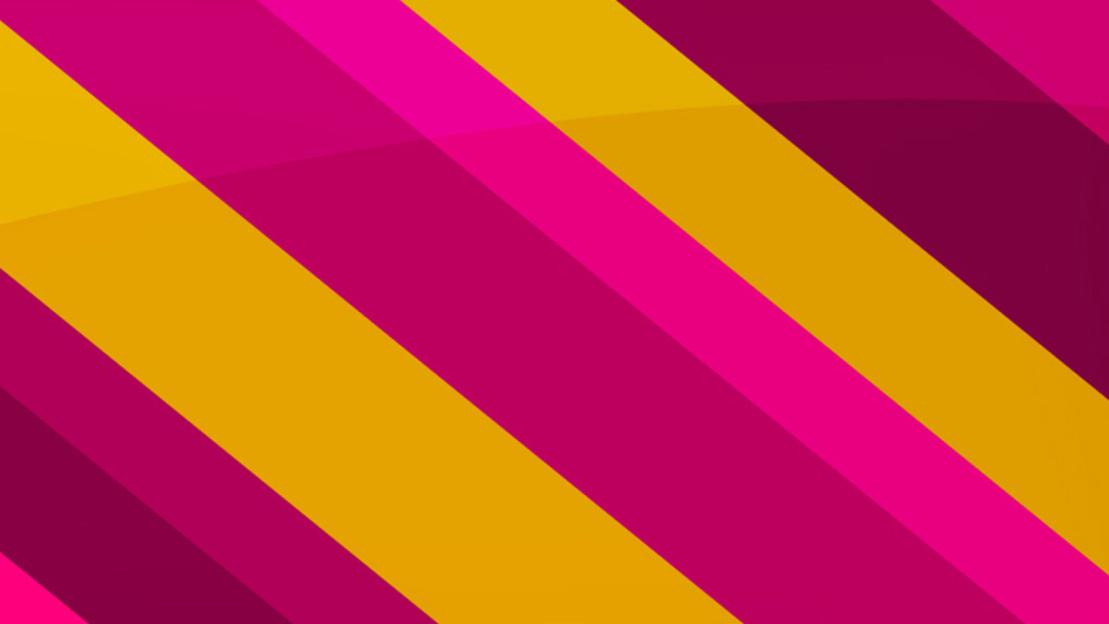 Screenshot №1 pro téma Pink Yellow Stripes 1600x900
