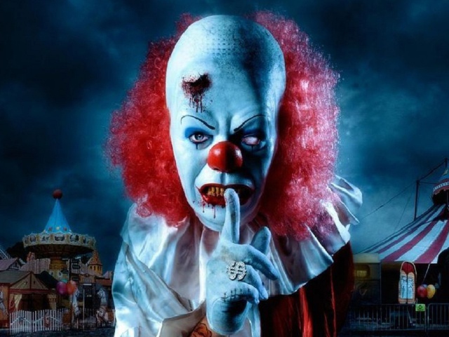 Wicked Clown wallpaper 640x480