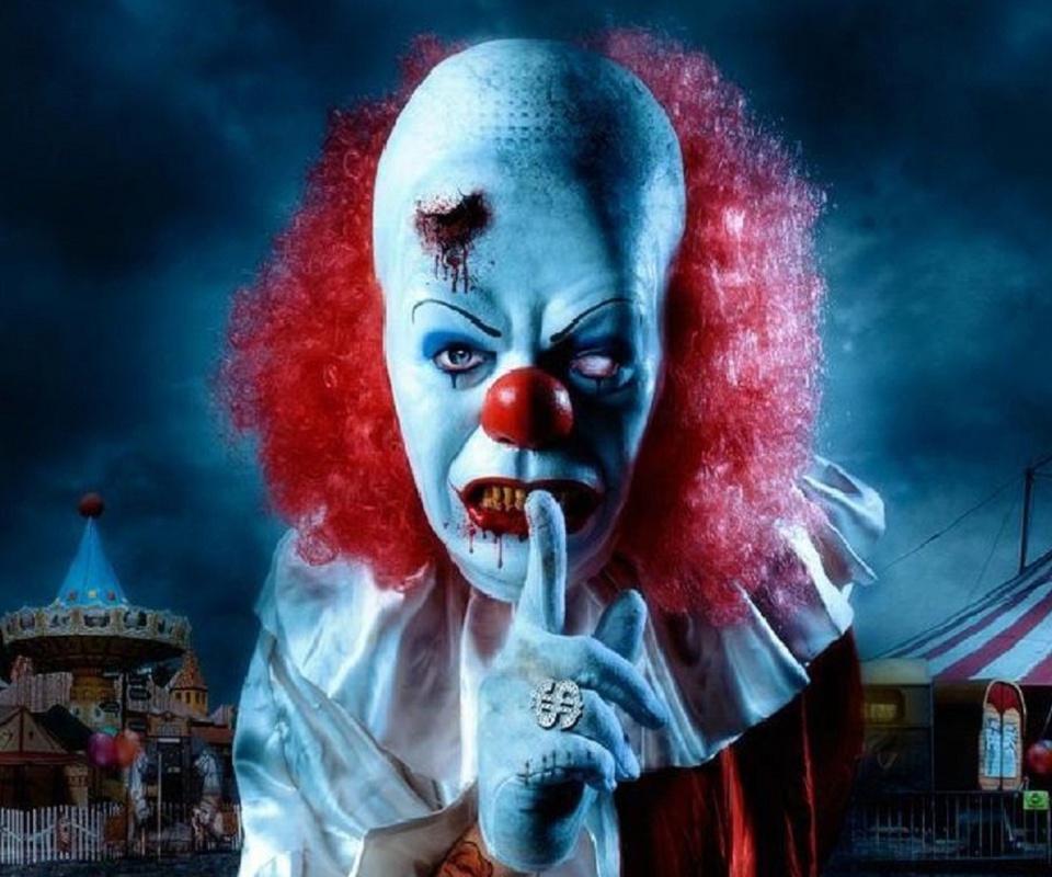 Das Wicked Clown Wallpaper 960x800