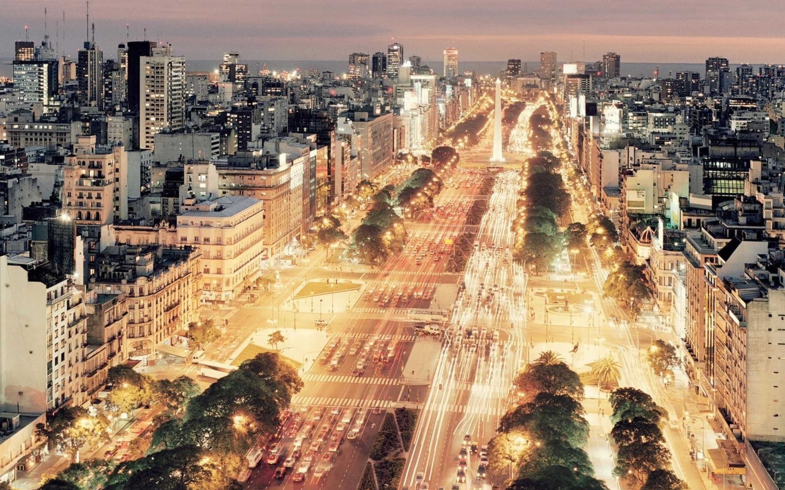 Обои Buenos Aires At Night 2560x1600