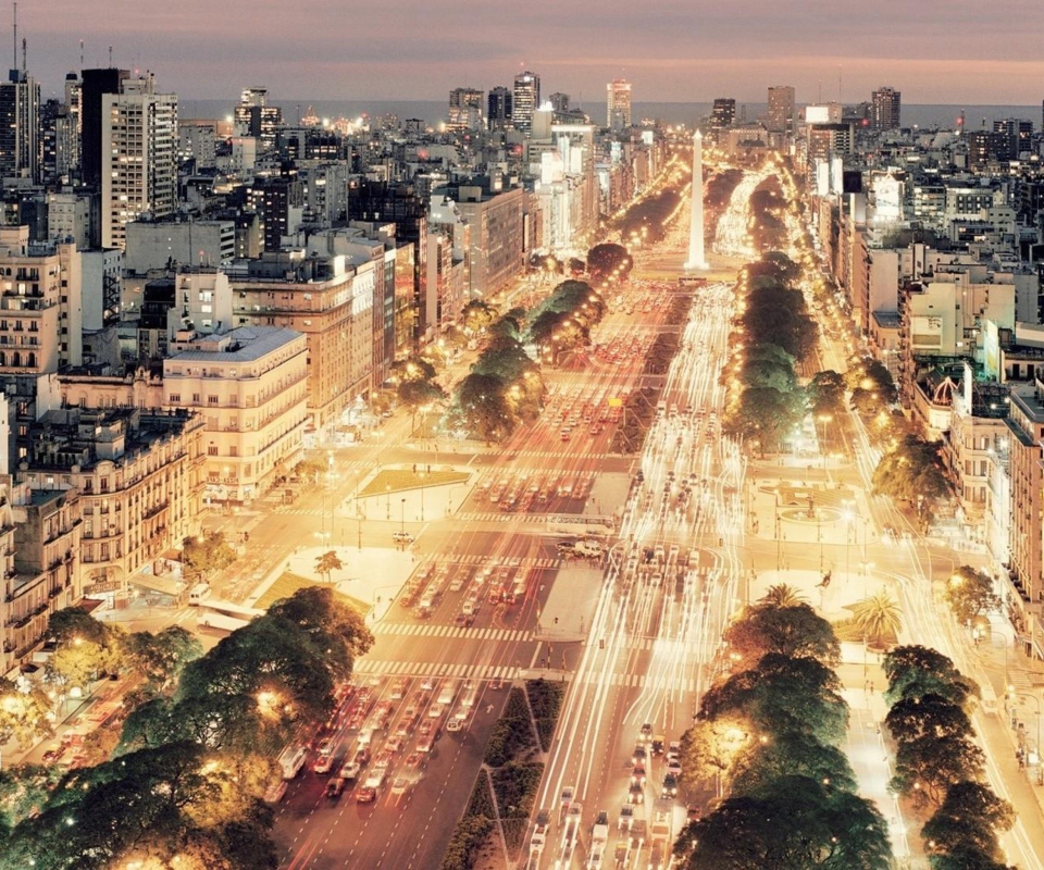 Sfondi Buenos Aires At Night 960x800